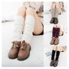 Erioctry 1Pair Women Knit Winter Thermal Warm Leg Warmers Crochet