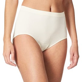 Bali Women's Comfort Revolution Seamless Brief Panty, Light Beige, 8/9
