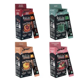 Rebellious Organic Energy Drink Mix Pure Function Bundle (4 Diffent Packs, 10 Counts on Each Pack) – 0 Calories, Sugar Free, Loaded with Antioxidants, L-Theanine, and Natural Caffeine – 40 Counts