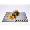 Papercraft Creations Construction Bulldozer 3D Greeting Pop Up Birthday Card