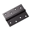 Carlisle Brass HINFP4PCB Fixed Pin Hinge, Powder Coat Black, 102 mm x 67 mm x 2 mm