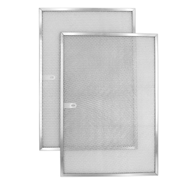 BPS1FA36 Aluminum Range Hood Filter 11-3/4" X 17-1/4" X 3/8" by Romalon Fit for NuTone Allure QS1 36" and 36" WS1 Filter,(2 Packs)