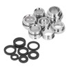 7Pcs/Set Male Female Faucet Adapter Kit with Gasket Brass Aerator