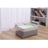 Small Storage Box with Handles, Foldable Wardrobe Baskets for Storage,