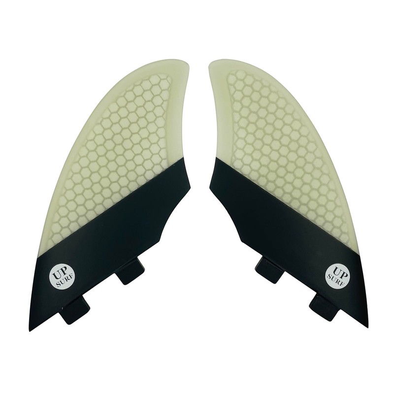 UPSURF Surfboard Fins Keel fin 2 Fins Double Tabs Surfing