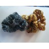 Scrunchie, Festive Holiday Gold and Silver Scrunchiex 3 pcs with