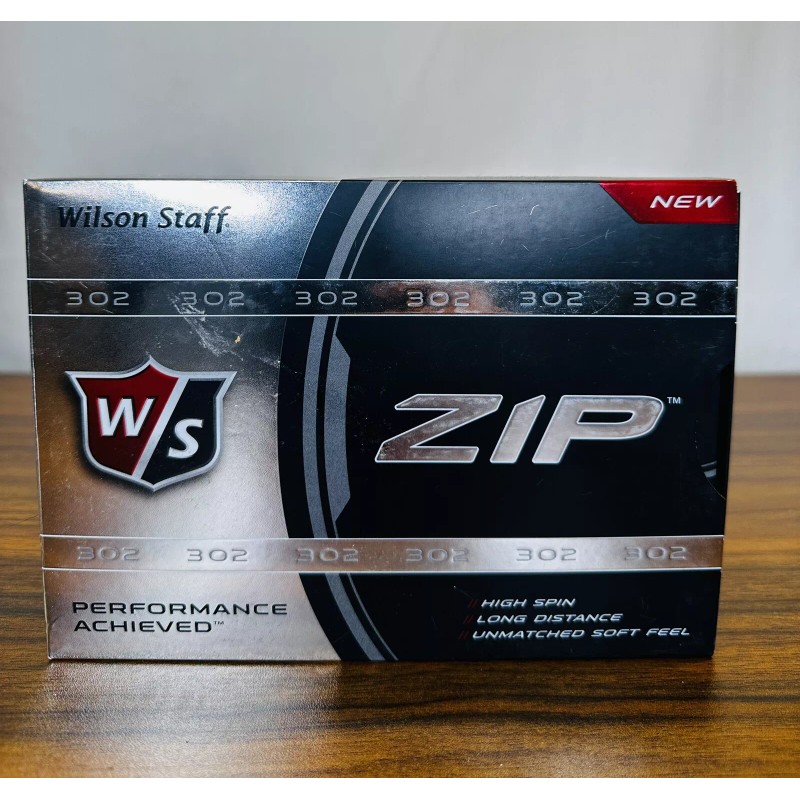Wilson Staff Zip 302 (12 Golf Balls)Ball Pack Package NEW