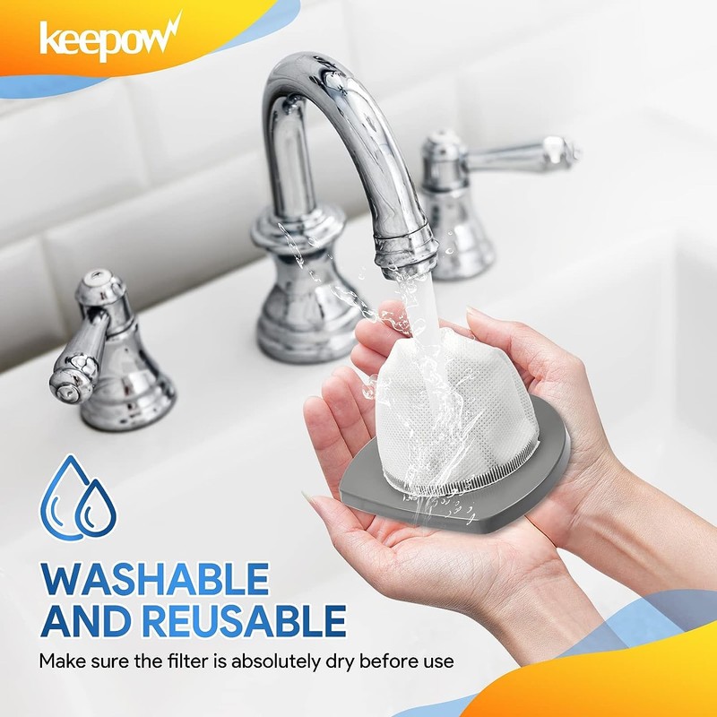 KEEPOW 2033 Vacuum Filter Replacement for Bissell Featherweight Stick Lightweight