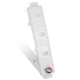 F5HT-8A080-HA Radiator Coolant Reservoir Overflow Tank Assembly Compatible with Ford F600 F700 F800 1980-1998 Radiator Bottle Expansion Tank with Cap Replace F6HZ-8A080-B F3HT8A080AA F5HZ-8A080-C