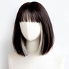 Women Wig Hair Soft Realistic Adjustable Short Straight Female Wig