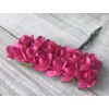 OOKI-144 Pcs 15mm Artificial Mulberry Paper Rose Flower Wedding Scrapbook