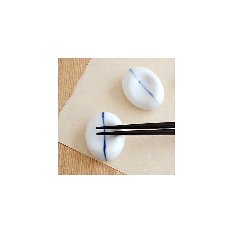 te-buruuxeai-suto Chopstick Rest Padding, Ball Criss Cross Grass Set of