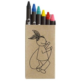 Azeeda 'Girl With A Skipping Rope' Coloured Crayon Set (CY00028513)