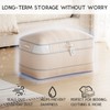 Homsorout Compression Storage Bags for Comforters - 4 Pack Long
