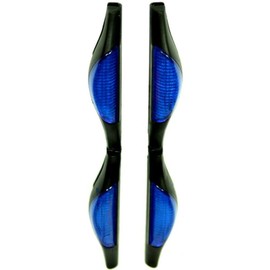 XtremeAuto® 4 x blue, Car Door Guard Reflectors scratch dent Protectors paint work