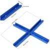 Iverntech 16 Piece Deep Blue T-Rail Intersection Set with Wood