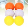 6Pcs Golf Balls Set 3 Colors Textured Surface Balls and