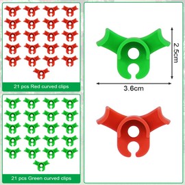 Adiwo Plant Bender, 42 Pieces Plant Training Bending Clips, Plant Clips 90 Degree Trellis Cages Plant Trainer Plant Stem Trainer for Bending Plant Stems and Changing the Growth Direction Plants