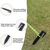100Pcs Universal Ground Anchor Peg, Durable Boundary Wire Pegs Plastic