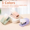 NUSIGN Mini Stapler with 830 Staples, Small Cute Desk Staplers,
