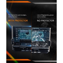 CDEFG 2 Pack Hummer EV Screen Protectors, 13.4" Touchscreen & 12.3" Digital Gauge, for GMC Hummer EV 2X, 3X 2022 2023 2024 2025 Accessories, 4 Nano Film Protectors