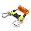 Ieron Tauch-Lanyard, Edelstahl-Federseil, einziehbares Seil für Tauchkameras, Tauchlicht, Unterwasser-Fotografieausrüstung, sicher