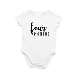 Organic GOTS Certified Baby Onesie Unisex Bodysuit 0-18 months - Monthly Wardrobe | Hand-Made for First-Time Parents (12 Months)