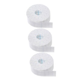 Baluue Collar Accessory for Hat 3 Pack Portable Breathable Sweat Pad Liner Sticky Absorption Pad for Cap Random Color