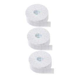 Baluue Collar Accessory for Hat 3 Pack Portable Breathable Sweat Pad Liner Sticky Absorption Pad for Cap Random Color