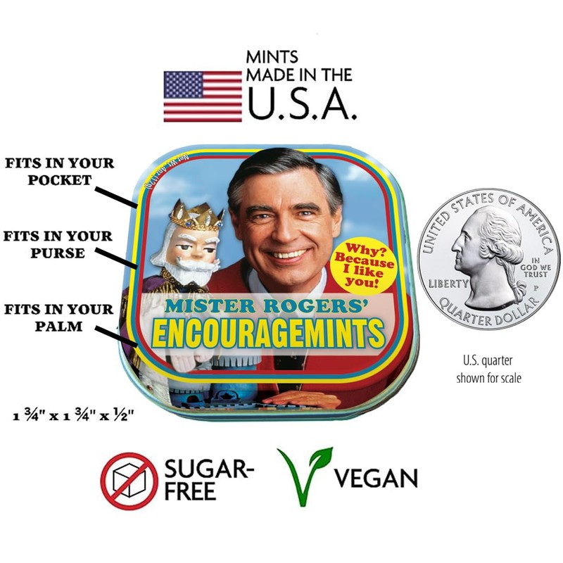 The Unemployed Philosophers Guild Mister Rogers' EncourageMints Breath Mints, 1