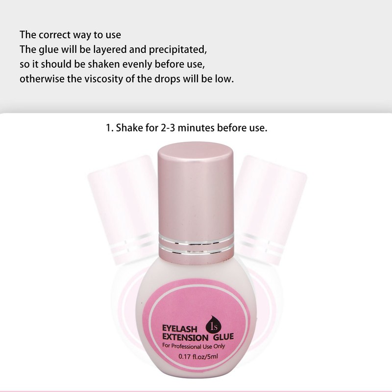 Eyelash Extension Glue 1 Second Dry Time Strong Long Lasting