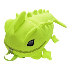 LOCOMO 3D Dragon Backpack Dinosaur Casual Daypack with Spikes Adult Cute Lizard 2 Size Available BPK005GRNL