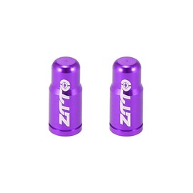 X AUTOHAUX 2pcs Tire Valve Caps French Dust Covers for Bicycle Road Bike Purple