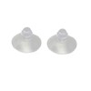 20 Pack 18mm/0.7" Mini Clear Suction Cups for Glass Table