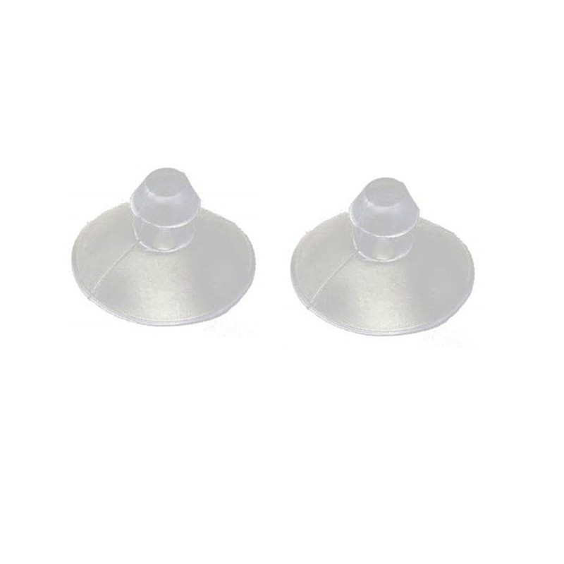 20 Pack 18mm/0.7" Mini Clear Suction Cups for Glass Table