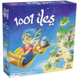 Ludonaute - 1001 Îles - Jeu de sélection et Distribution de tuiles - Jeu de stratégie de 2 à 5 joueurs - Français - LUILE01FR