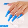 Imtiti Blue Gel Nail Polish, Bright Blue Nail Gel Polish