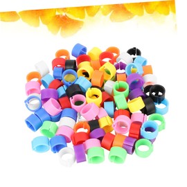 GRIRIW Pigeon Identification Rings 200 Pieces Bird Foot Rings Easy Application Attractive Colors