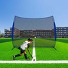 Kapler Lacrosse Backstop Net - 12x9FT Backstop Net for Backyard,