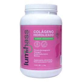 Colágeno Hidrolizado Lumihass Sabor Arándano Porciones Adicionado Omega Aguacate Magnesio Acido Hialurónico Biotina Vitamina Piel Cabello Uñas