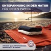 NOAH VERDE Bedspread Waffle Pique: Red, Sofa Blanket: 120 x