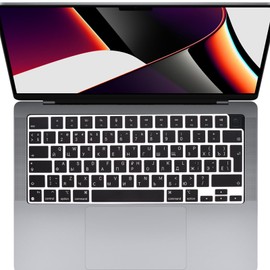 HRH Russian Language Silicone Keyboard Cover for MacBook Air 15 M3 A3114 M2 A2941/Air 13.6 M3 A3113 M2 A2681/Pro 14 M3 M2 M1 A2918 A2992 A2779 A2442/Pro 16 M3 M2 M1 A2991 A2780 A2485 Keyboard Cover