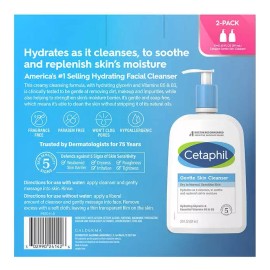 Cetaphil Gentle Skin Cleanser Cetaphil, 591ml 2 Piezas,