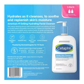 Cetaphil Gentle Skin Cleanser Cetaphil, 591ml 2 Piezas,