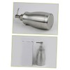 CAXUSD Stainless Steel Liquid Soap Dispenser Manual Pump Lotion Bottle