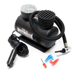 Wiltec Mini Compressor 12V/17Bar (250 PSI) Portable Air Compressor Electric Air Pump
