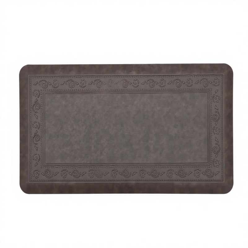 Modern Thick PVC Novelty Kitchen Runner Mat Set Waterproof Stain