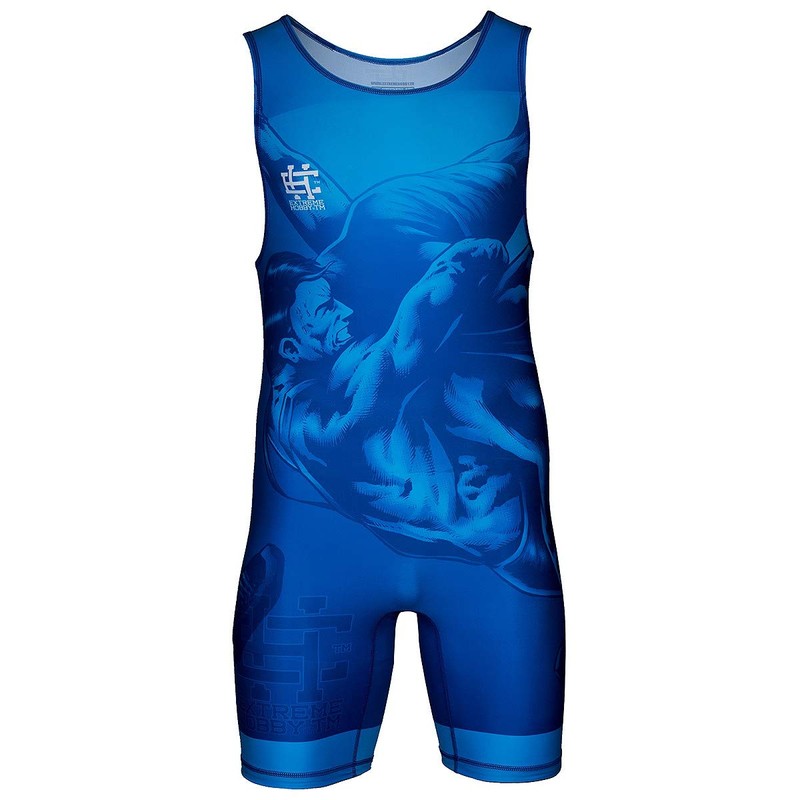 Extreme Hobby Wrestling Jersey for Men Wrestling Compression Jersey Reh-TECHRESPONSE