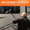 SWOPT 12" Combination Squeegee Head - Blade With Detachable Microfiber