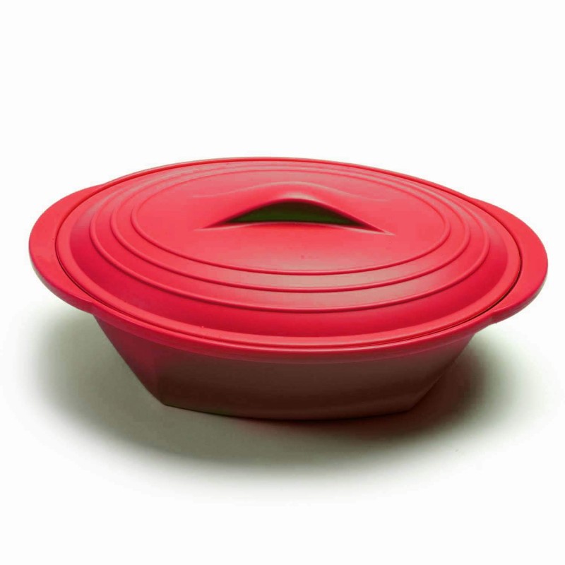 Norpro, Red Silicone Steamer with Insert, 32 oz